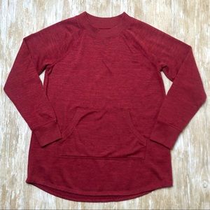 Title Nine Universal Crew Neck Tunic Red - Women’s Size Medium